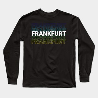 Frankfurt - Kinetic Style Long Sleeve T-Shirt